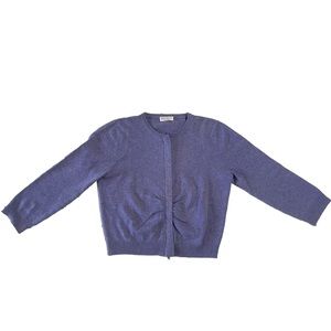 BRUNELLO CUCINELLI Women’s Cashmere Cardigan Sweater M Purple